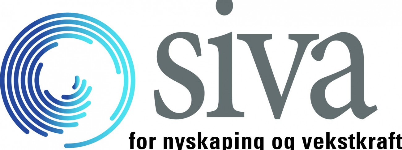 Siva logo med tekst