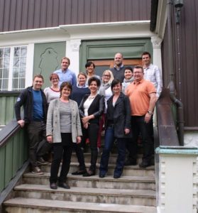 Ansatte i de fire næringshagene i Midt-Norge møttes tidligere i år på Orkla Gjestegård.