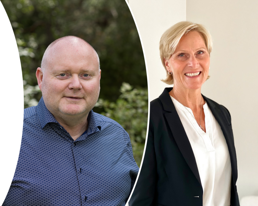 Nye styremedlemmer i Siva, Are Tomasgard (foto LO) og Anne-Hilde Bråtebæk.