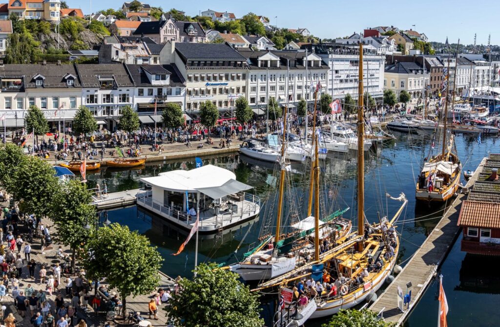 Bilde av bymiljø i Arendal